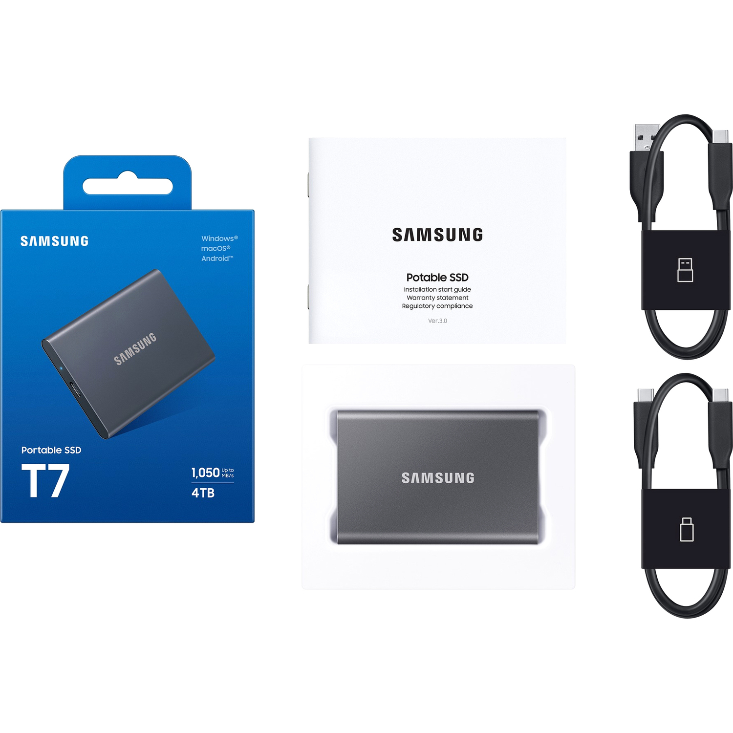 Samsung External SSD T7 4Tb (MU-PC4T0T/WW)
