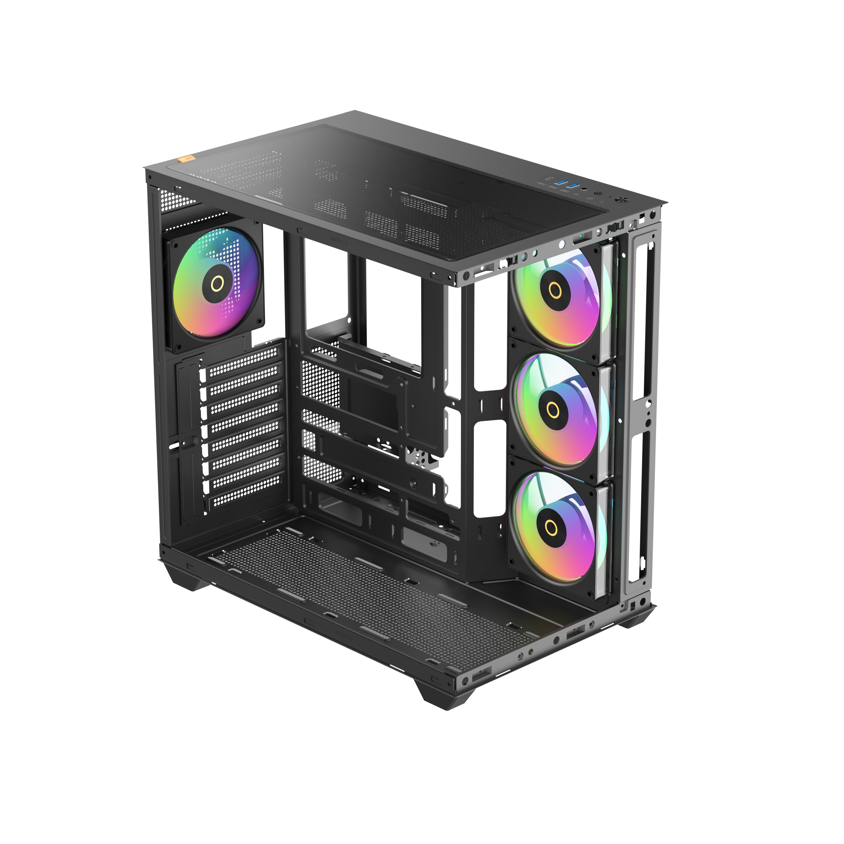 Ocypus Gamma C74 BK ARGB Black
