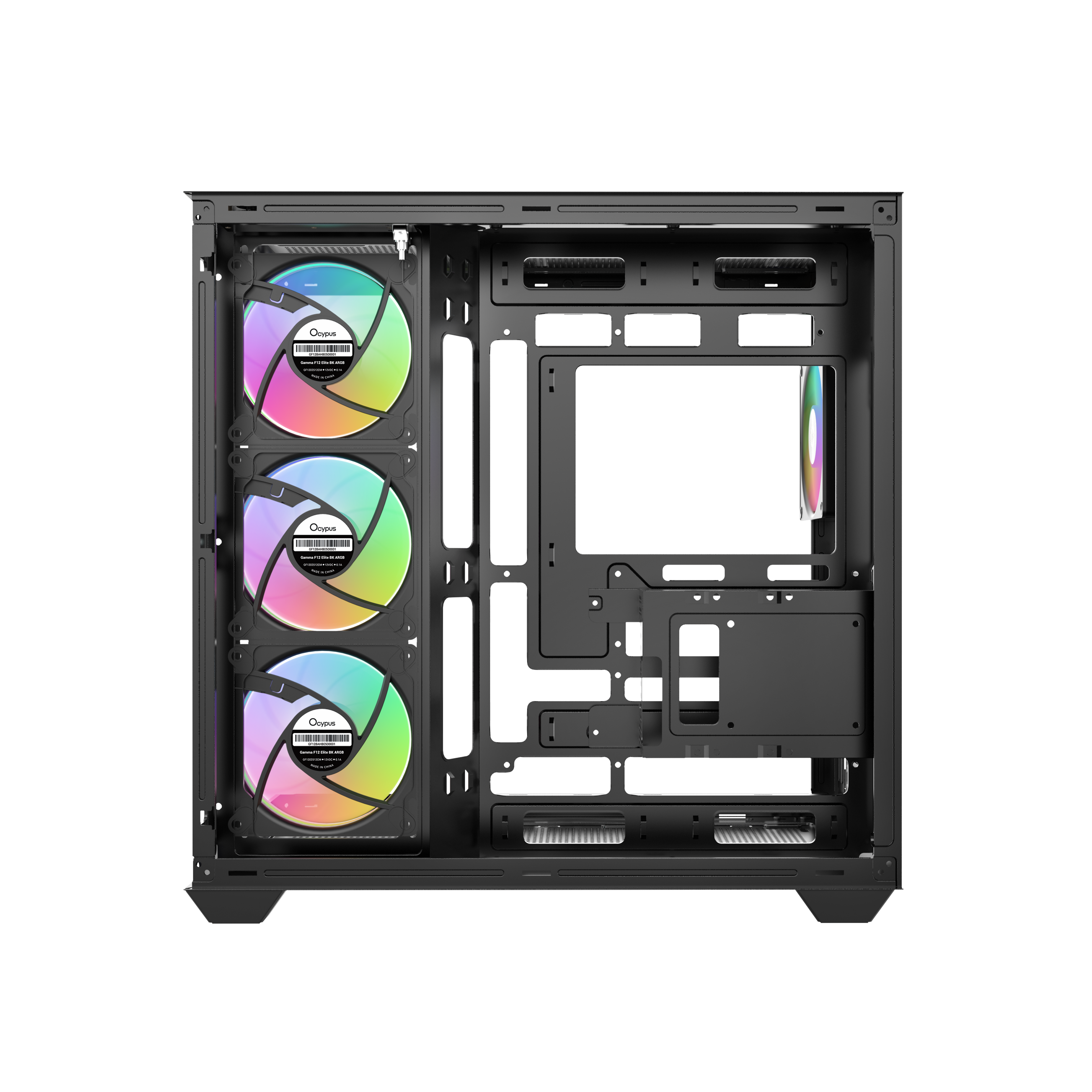 Ocypus Gamma C74 BK ARGB Black