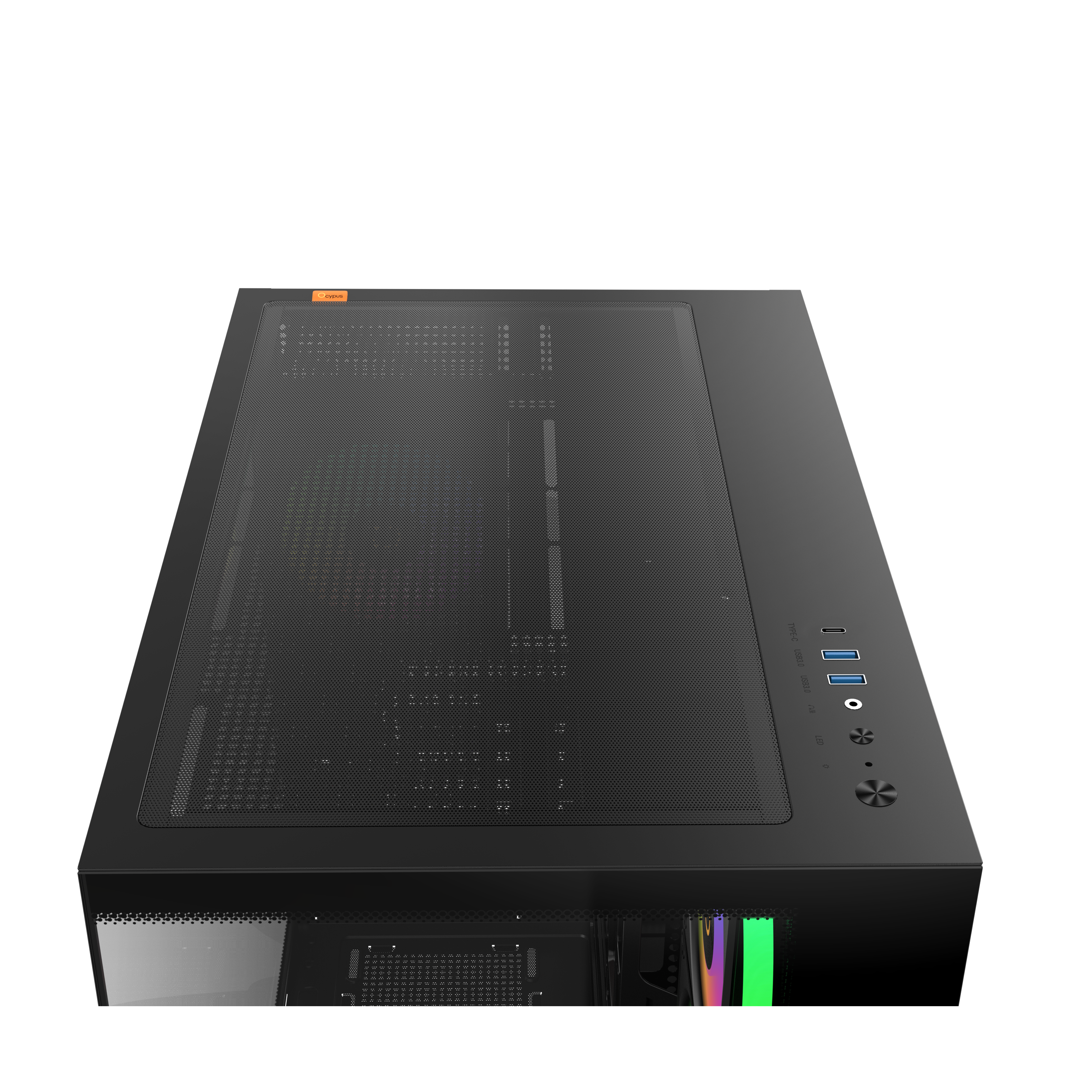 Ocypus Gamma C74 BK ARGB Black