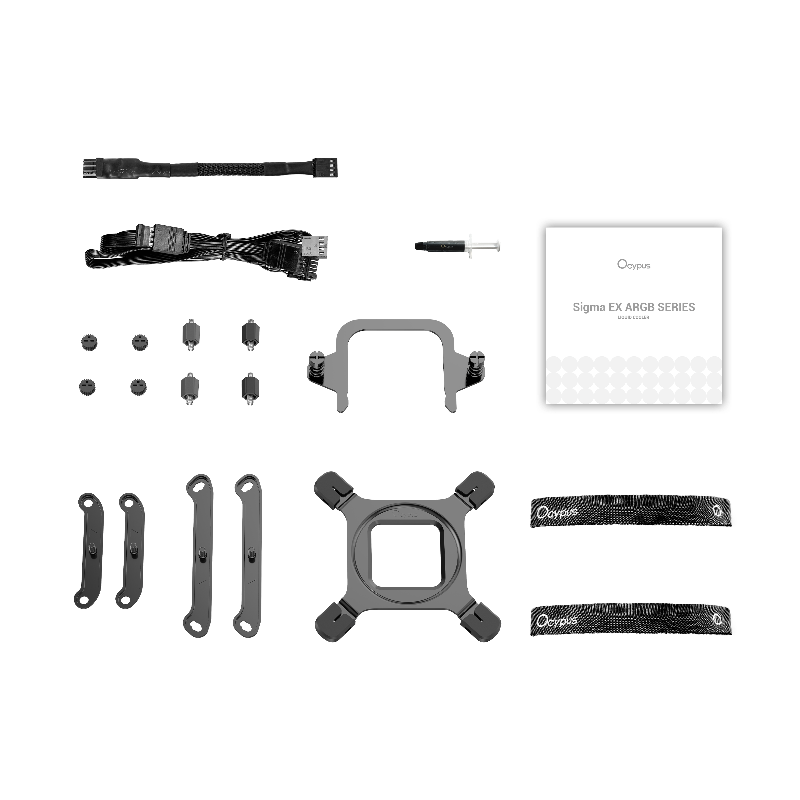 Ocypus Sigma L36 EX BK ARGB Black