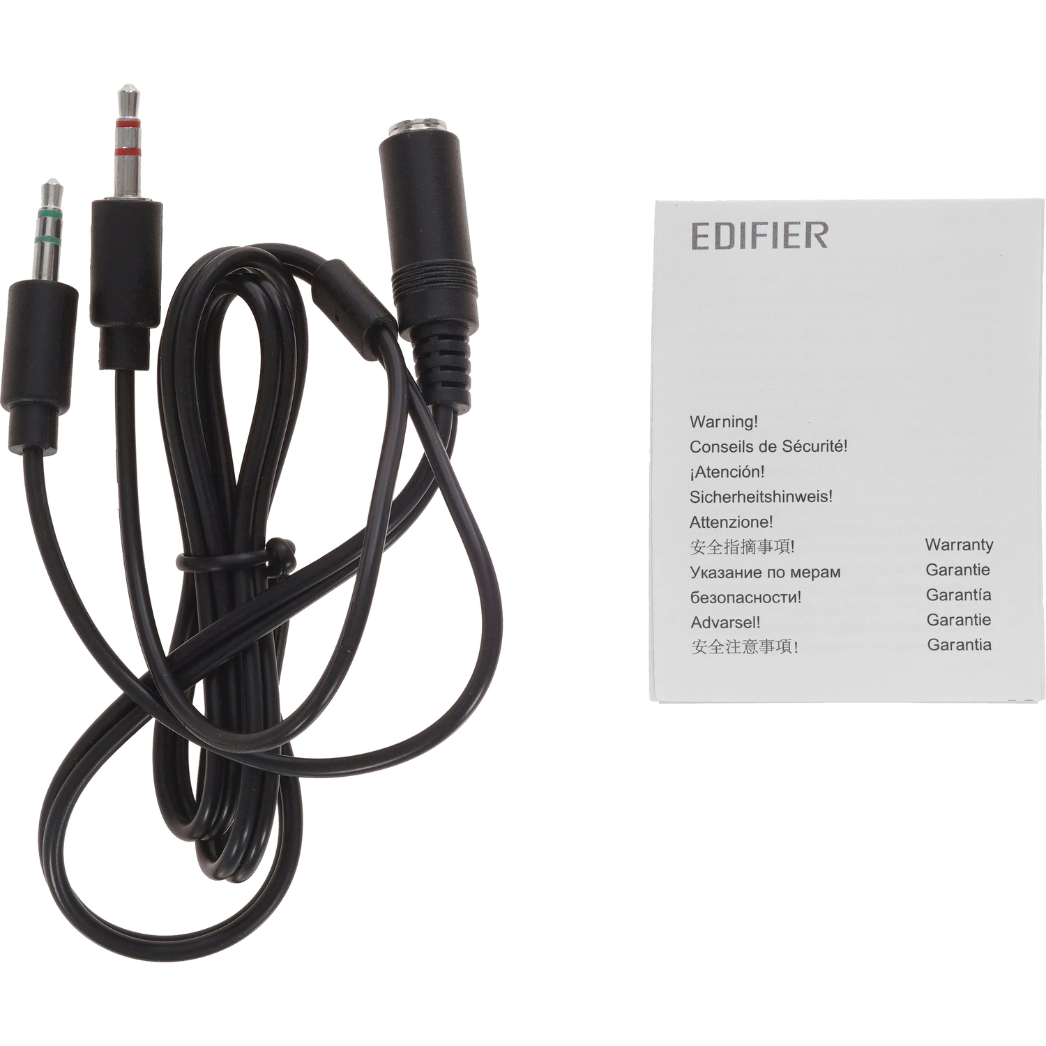 EDIFIER K550 SINGLE PLUG Чёрный