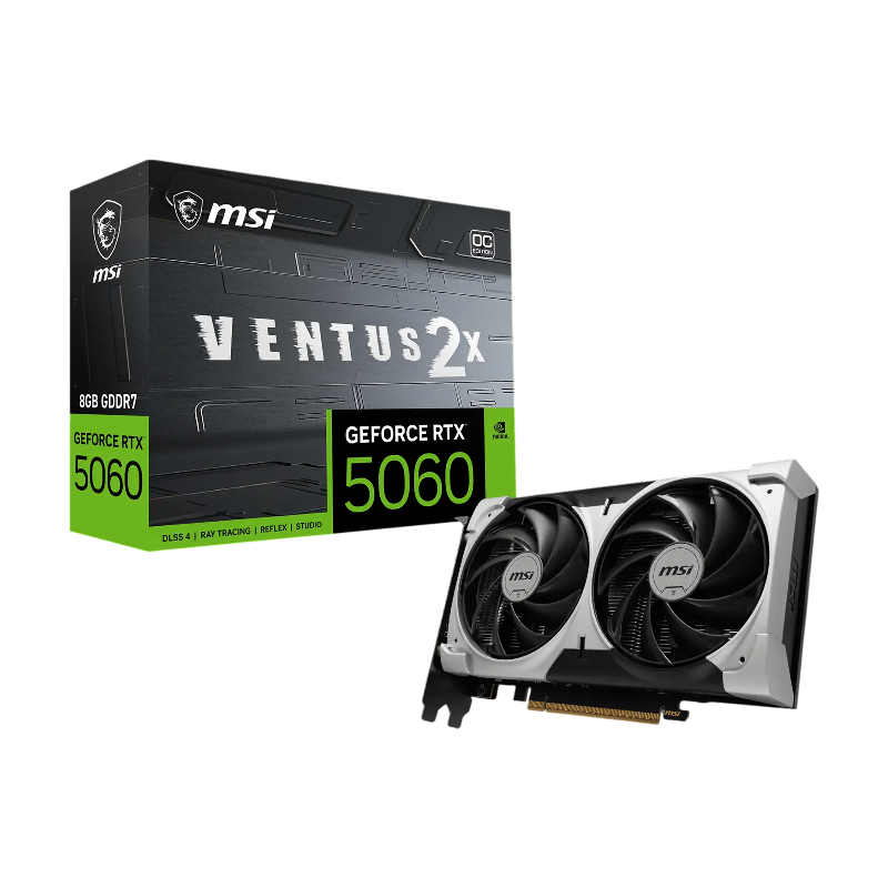 MSI GeForce RTX 5060 8G VENTUS 2X OC V1