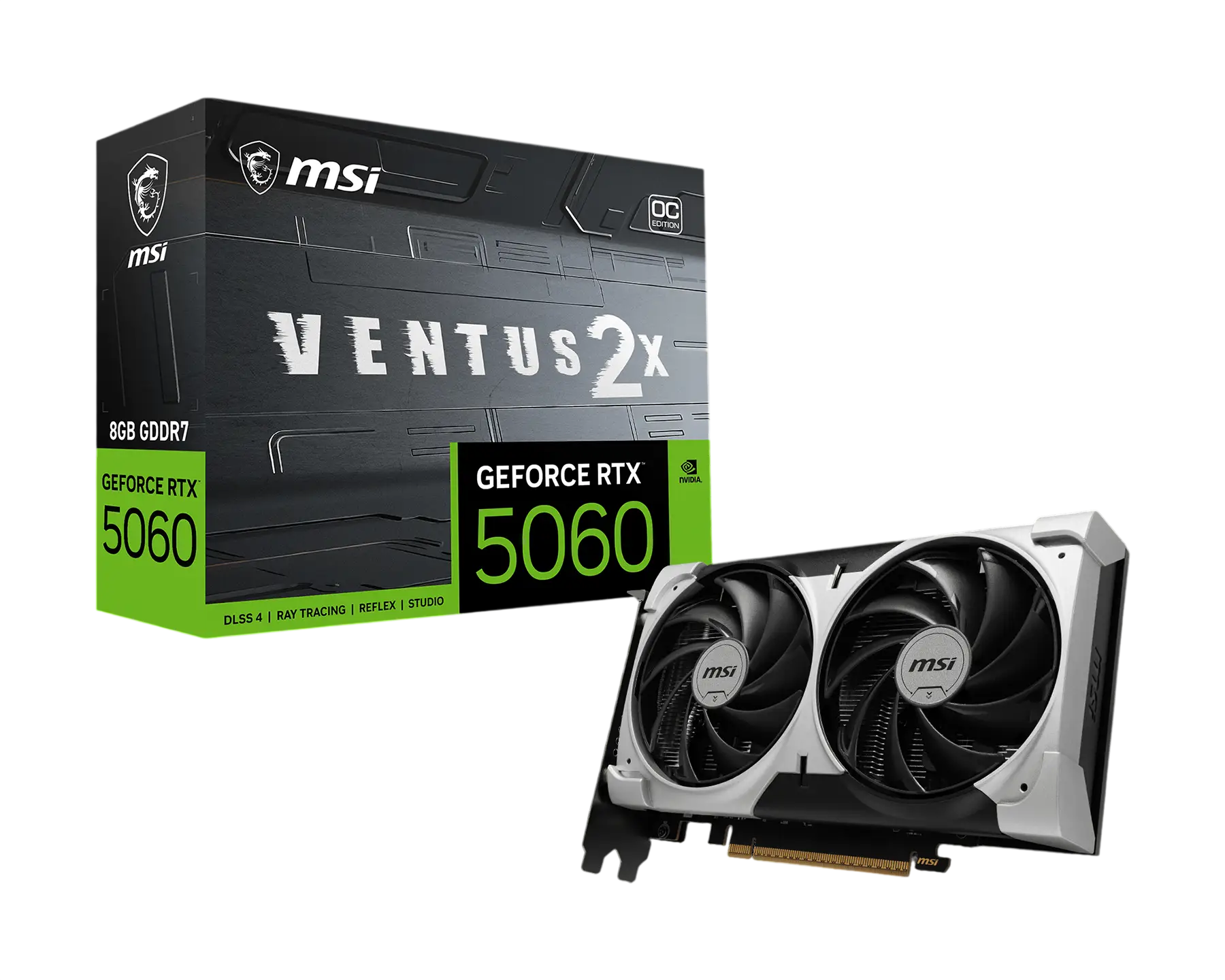 MSI GeForce RTX 5060 8G VENTUS 2X OC V1