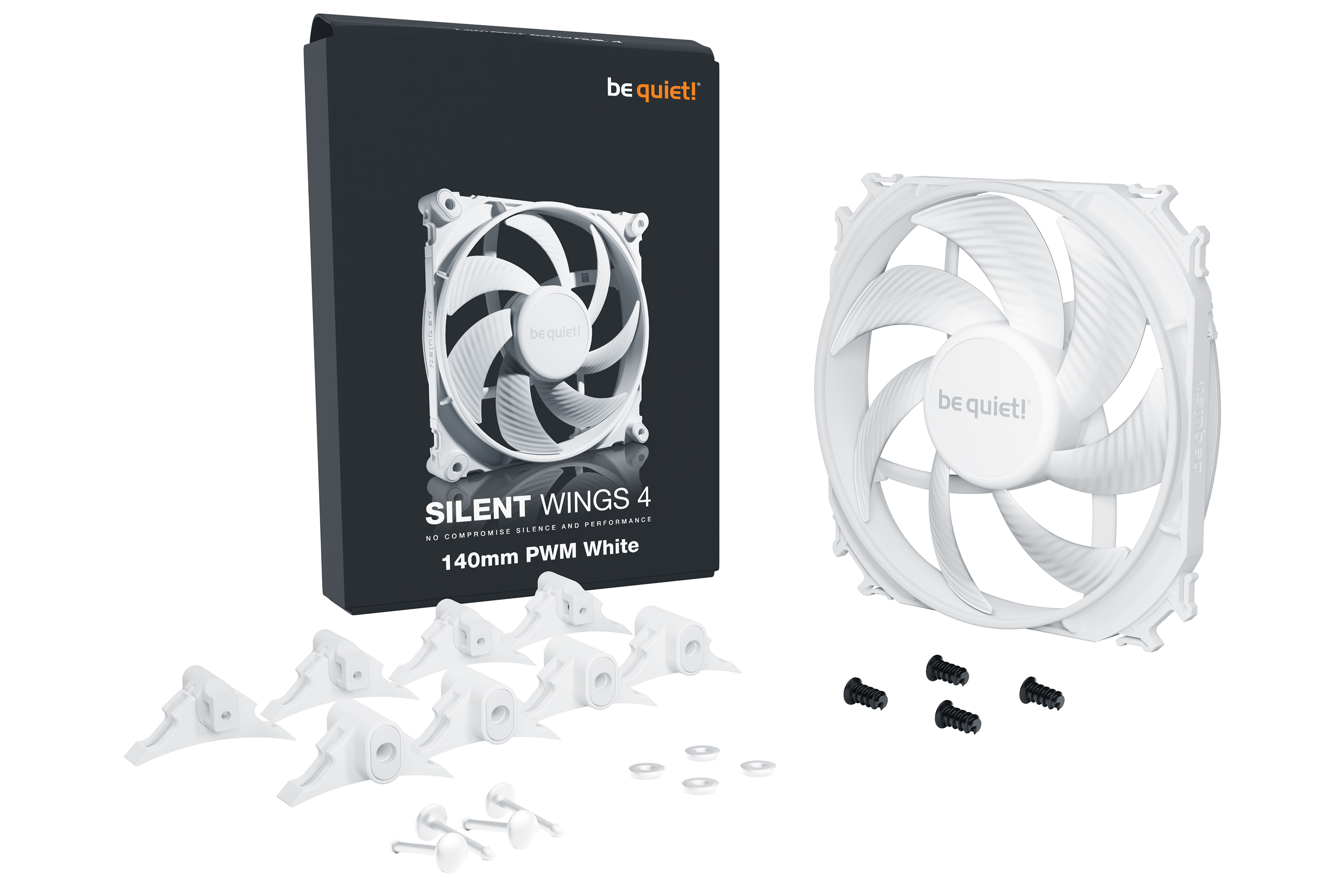 be quiet! SILENT WINGS 4 140mm PWM White арт. BL116