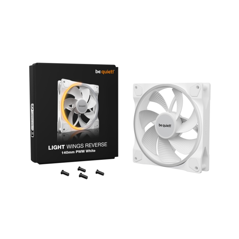 be quiet! LIGHT WINGS 140mm PWM Reverse White арт. BL135