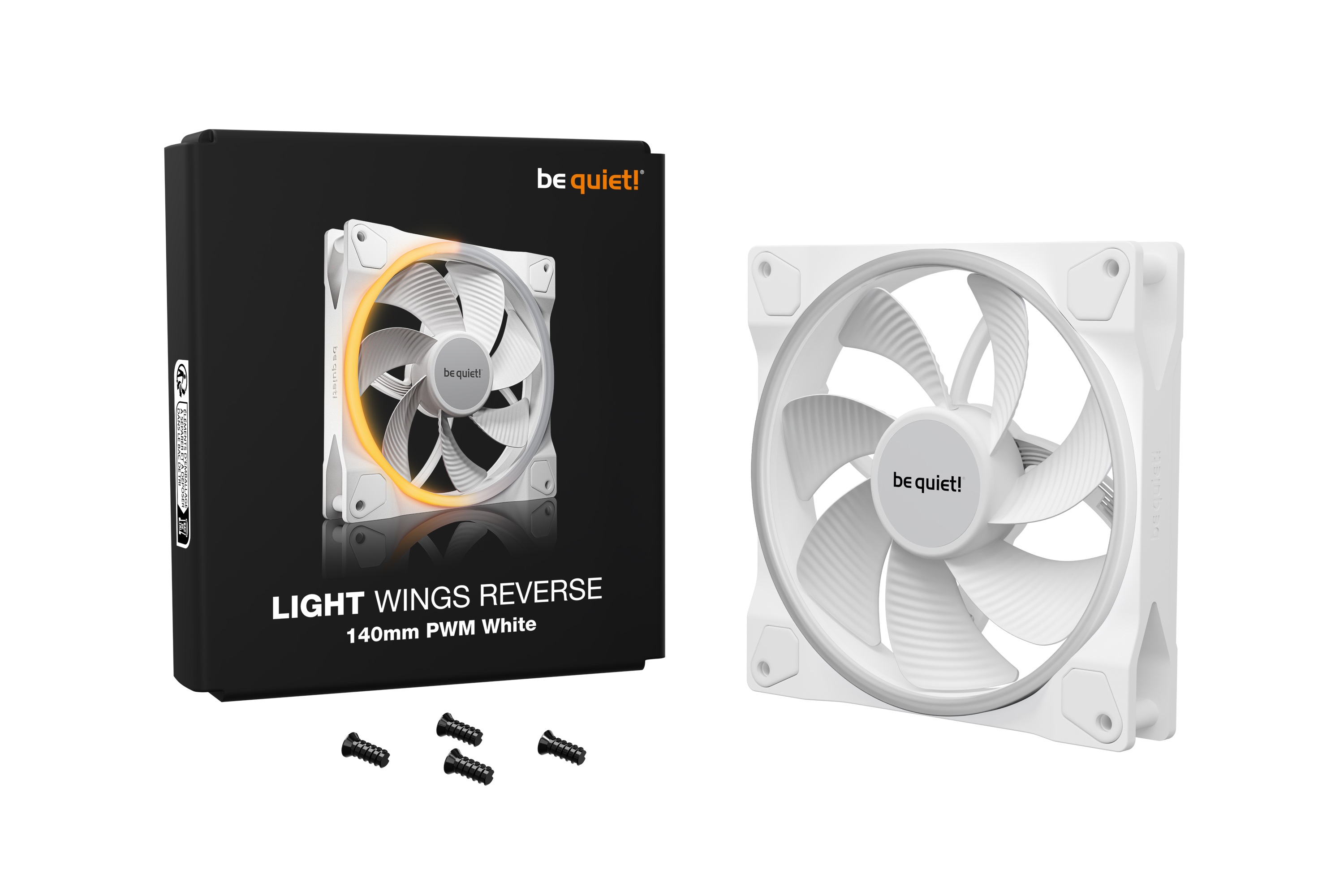 be quiet! LIGHT WINGS 140mm PWM Reverse White арт. BL135