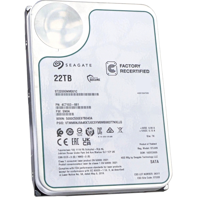 Seagate Exos X22 22Tb ST22000NM001C