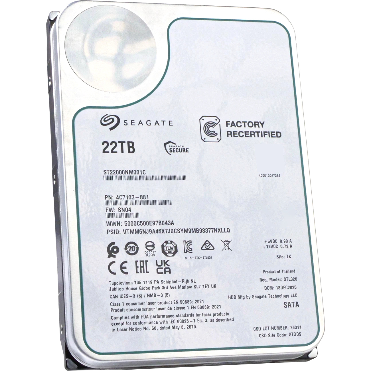 Seagate Exos X22 22Tb ST22000NM001C