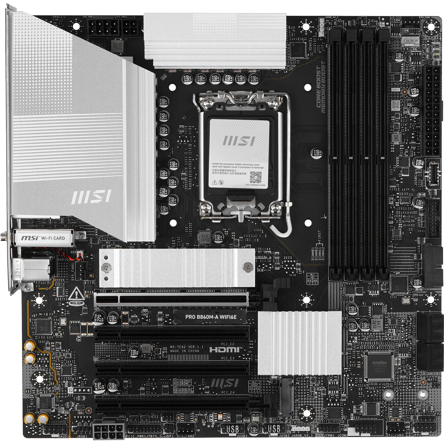 MSI PRO B860M-A WIFI6E