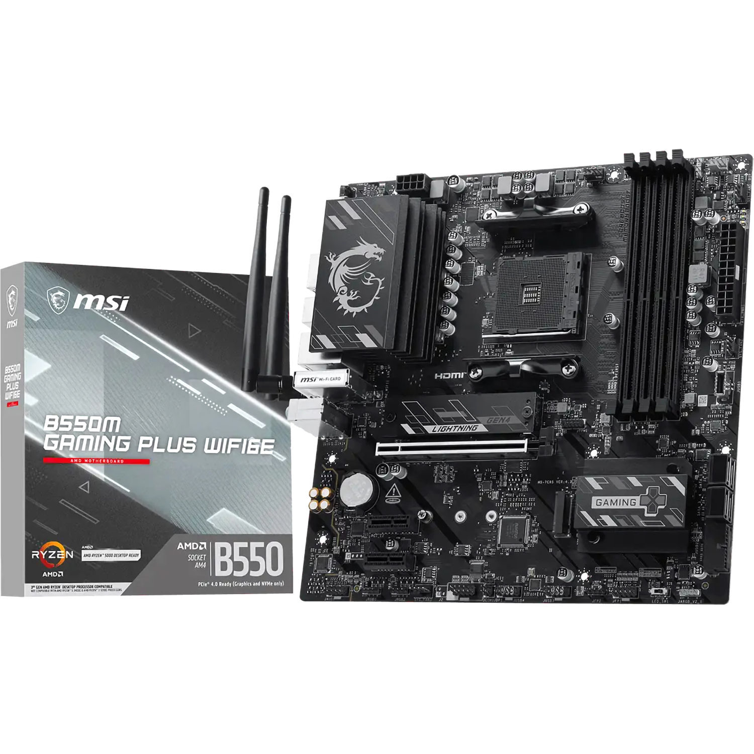 MSI B550M GAMING PLUS WIFI6E