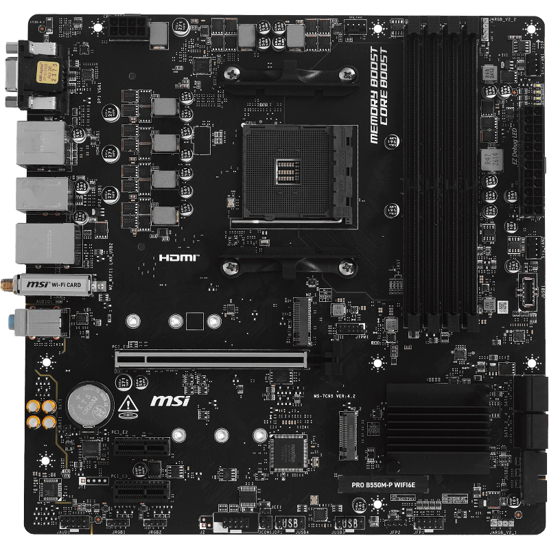 MSI PRO B550M-P WIFI6E