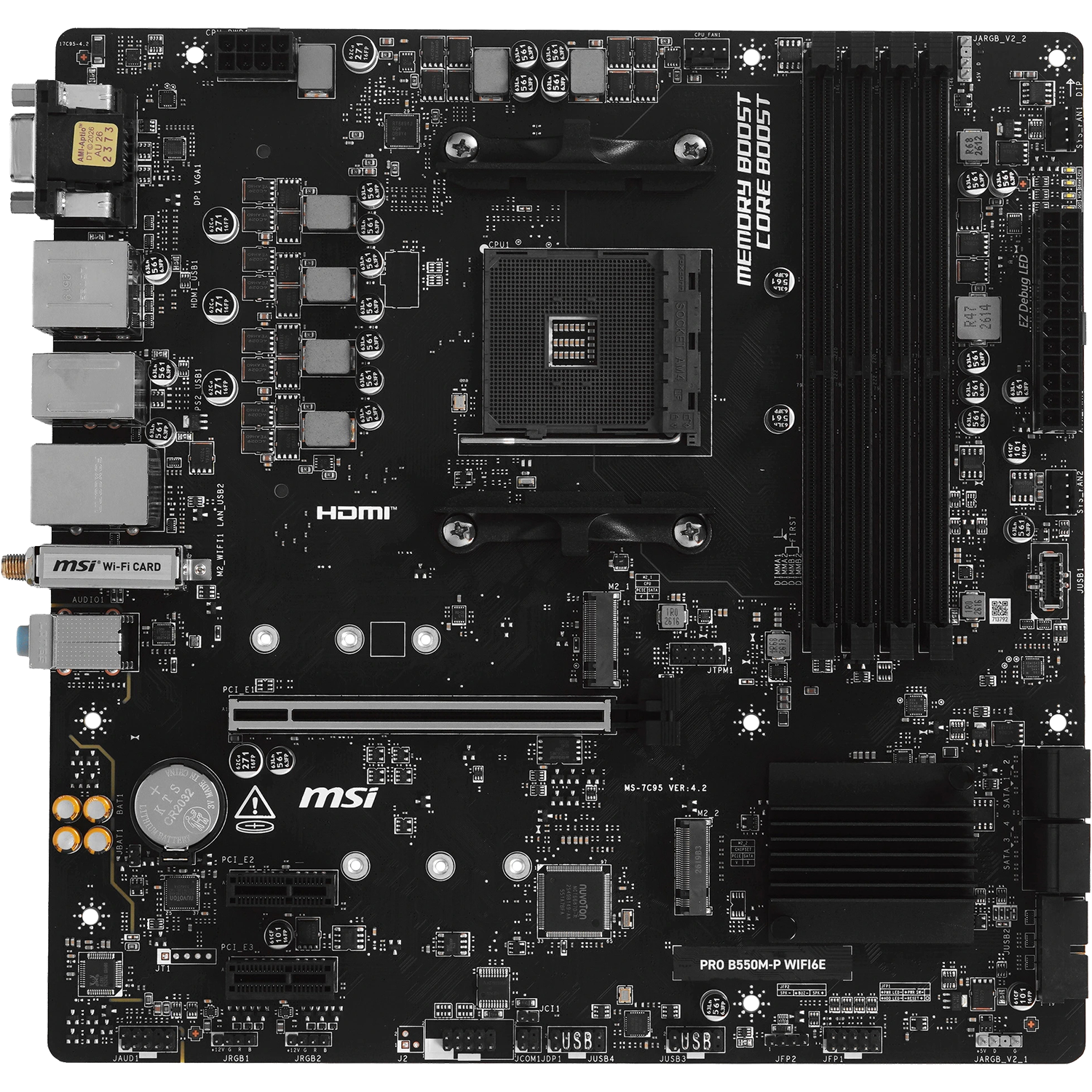 MSI PRO B550M-P WIFI6E