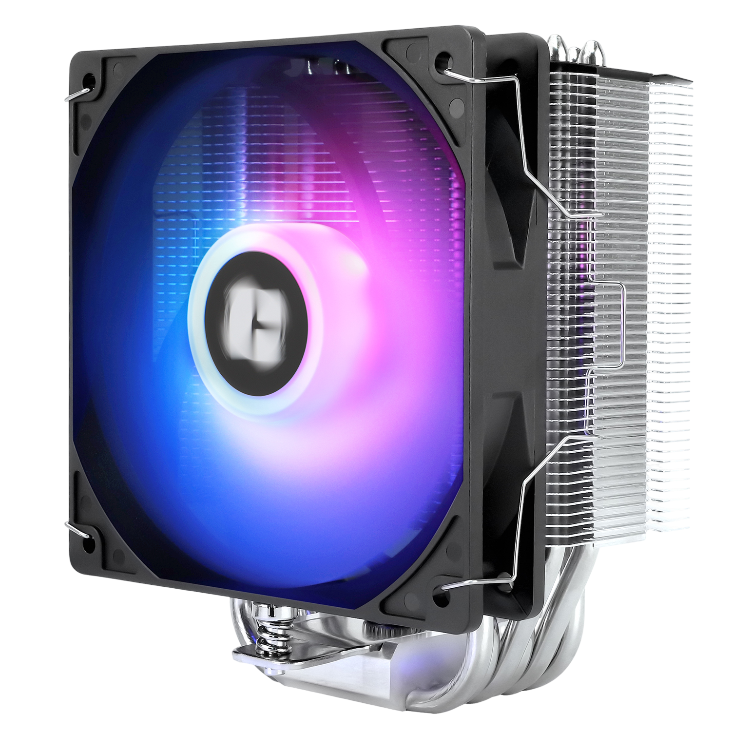 Устройство охлаждения(кулер) Thermalright Burst Assassin 120 SE ARGB Soc-AM5/AM4/1200/1700/1851 серебристый/черный 4-pin 25.6dB Al+Cu 510gr Ret (BA120-SE-ARGB)