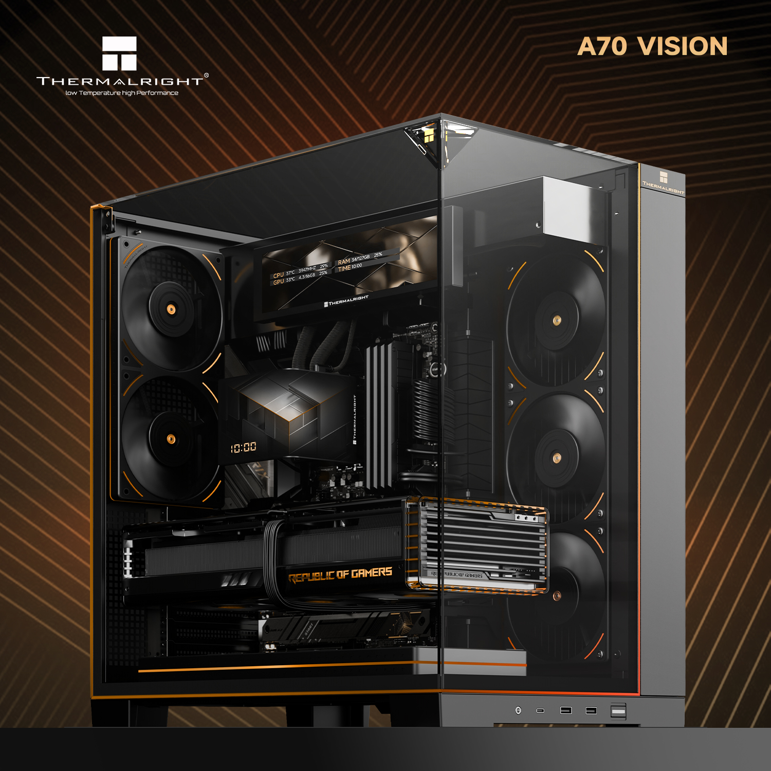 Thermalright TR-A70 Vision Black FAN5-C (TR-A70 Vision Black FAN5-C)