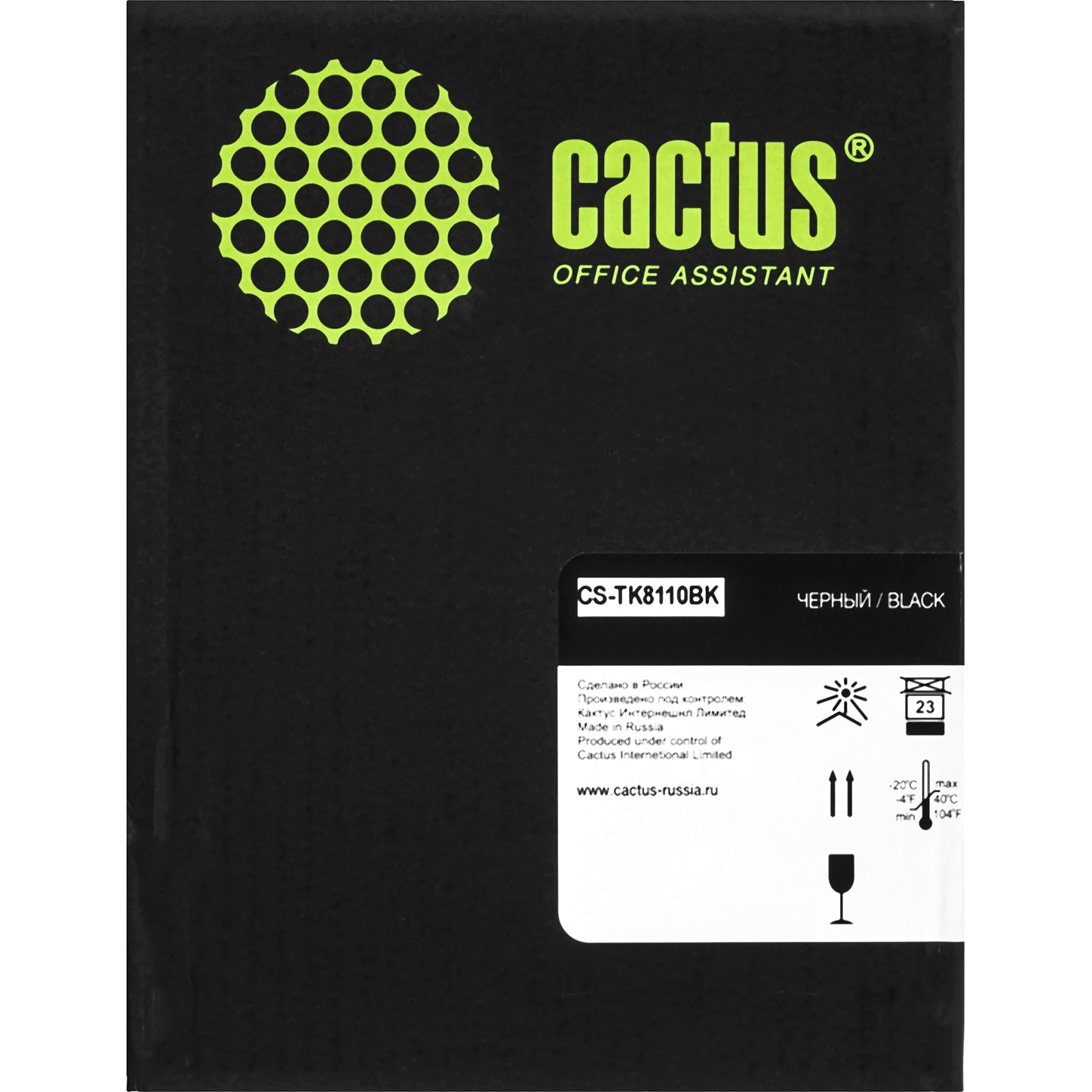 Cactus CS-TK8110BK TK-8110BK Asia-Pacific черный (12000стр.) для Kyocera Mita Ecosys M8124cidn/M8130cidn