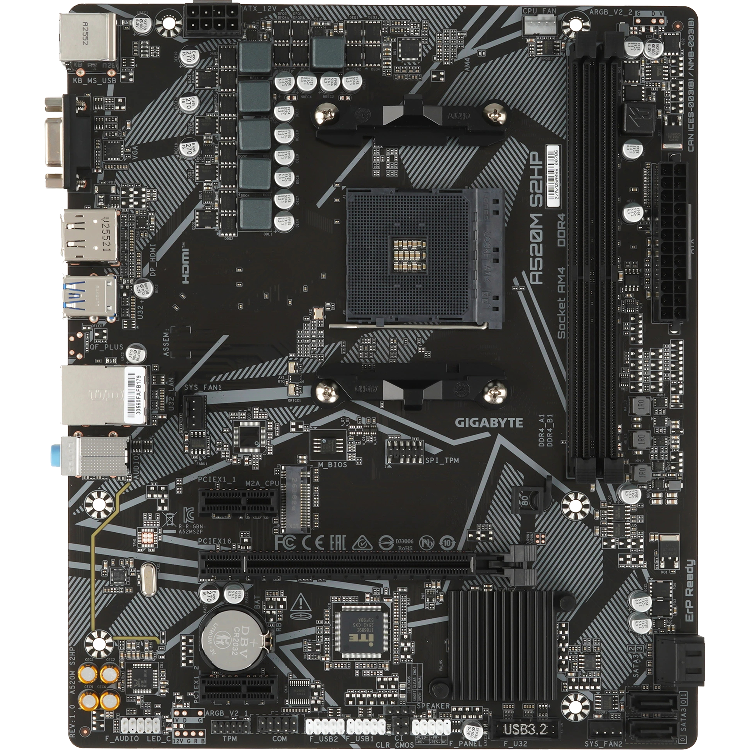 GIGABYTE A520M S2HP