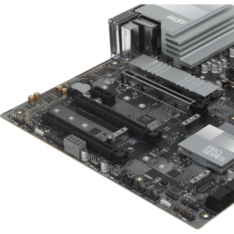 Материнская плата MSI PRO Z890-P WIFI6E Soc-1851 Intel Z890 4xDDR5 ATX AC`97 8ch(7.1) 5Gigabit RAID+HDMI+DP