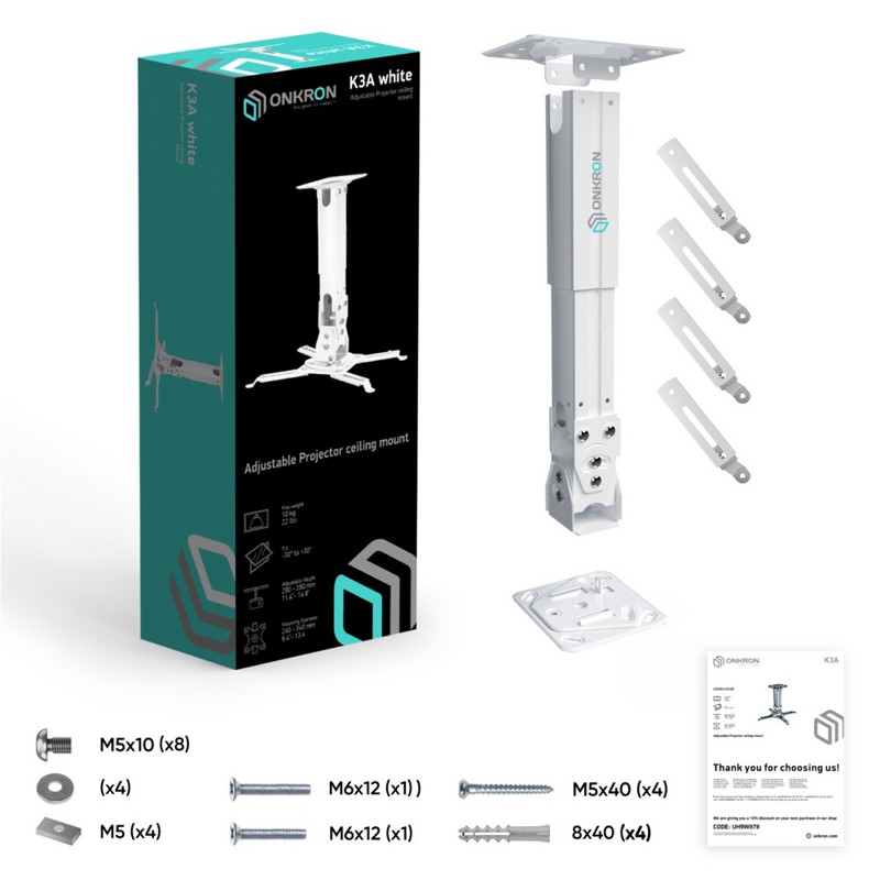 ONKRON K3A белый