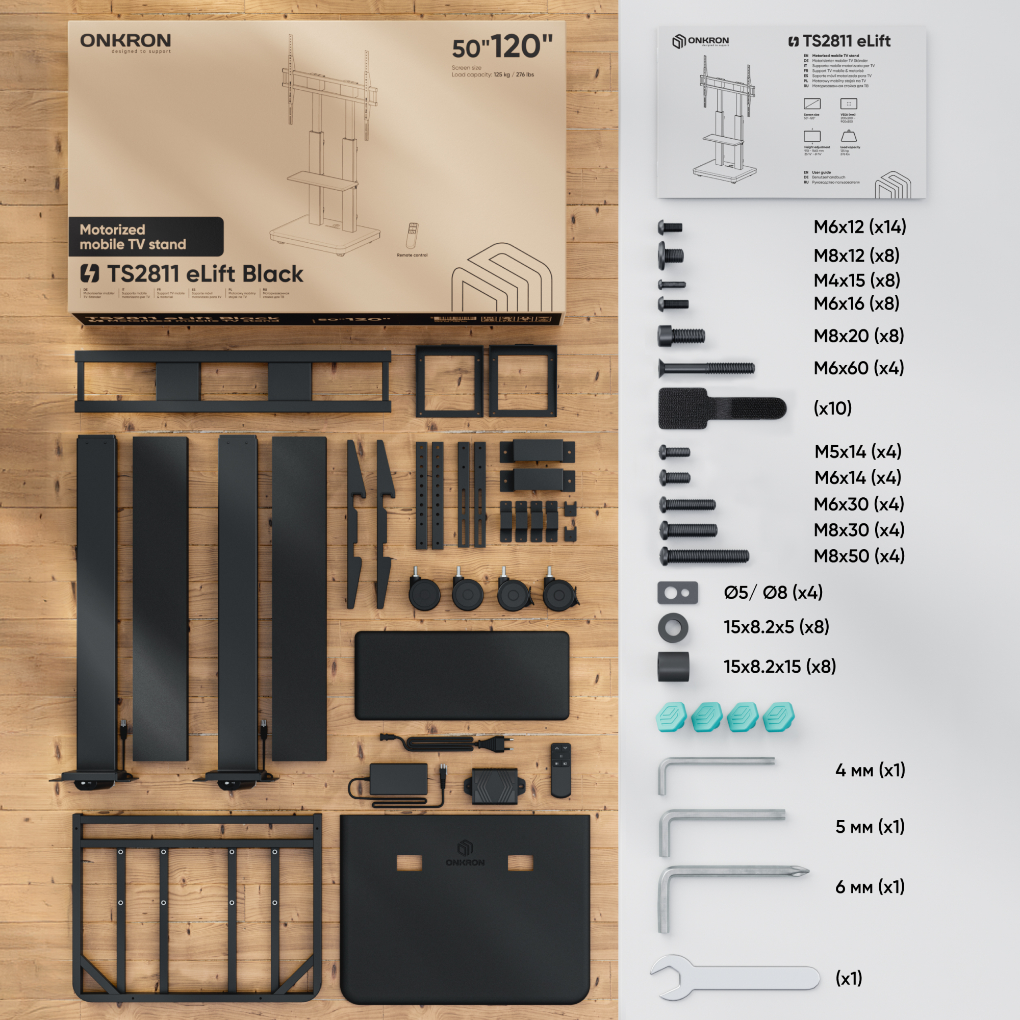 ONKRON TS2811 Elift BLACK
