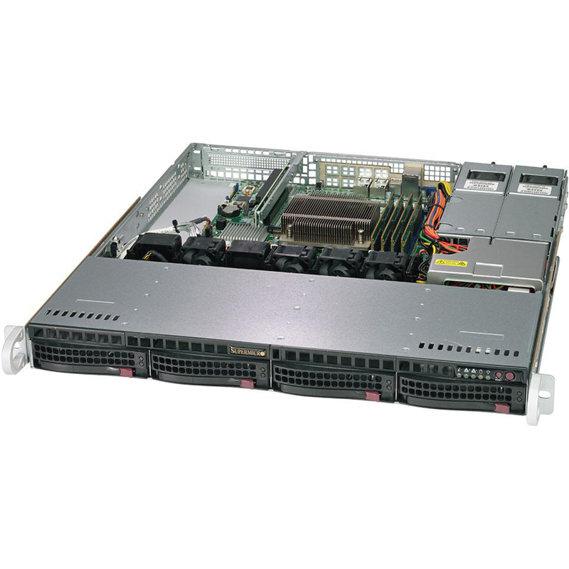 Supermicro SYS-5019C-MR Серверная платформа 1U SATA SYS-5019C-MR