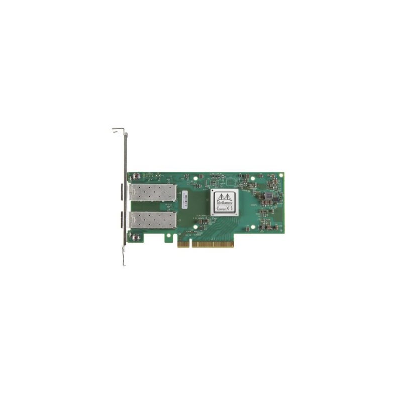 Mellanox MCX512A-ACAT ConnectX®-5 EN network interface card, 25GbE dual-port SFP28, PCIe3.0 x8, tall bracket, ROHS R6