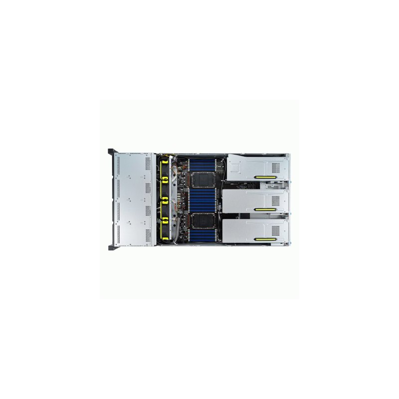ASUS RS720-E11-RS12U 2U, 2x LGA4677, 32x DDR5(4800), 12x 3,5 (8xNVMe/SAS/SATA+4 NVMe/SATA), 2xM.2 slot 2280, 6x PCIe G5 x8 or 3 x PCIe G5 x16, up to 4 dual-slot GPUs, 1x OCP 3.0, 2x10Gbe RJ45, 2x2600W арт. 90SF01Z1-M00270