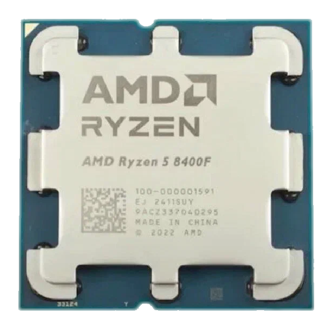 CPU AMD Ryzen 5 8400F OEM (100-000001591) {Phoenix, 4nm, C6/T12, Base 4,20GHz, Turbo 4,70GHz, without graphics, L3 16Mb, TDP 65W, AM5}