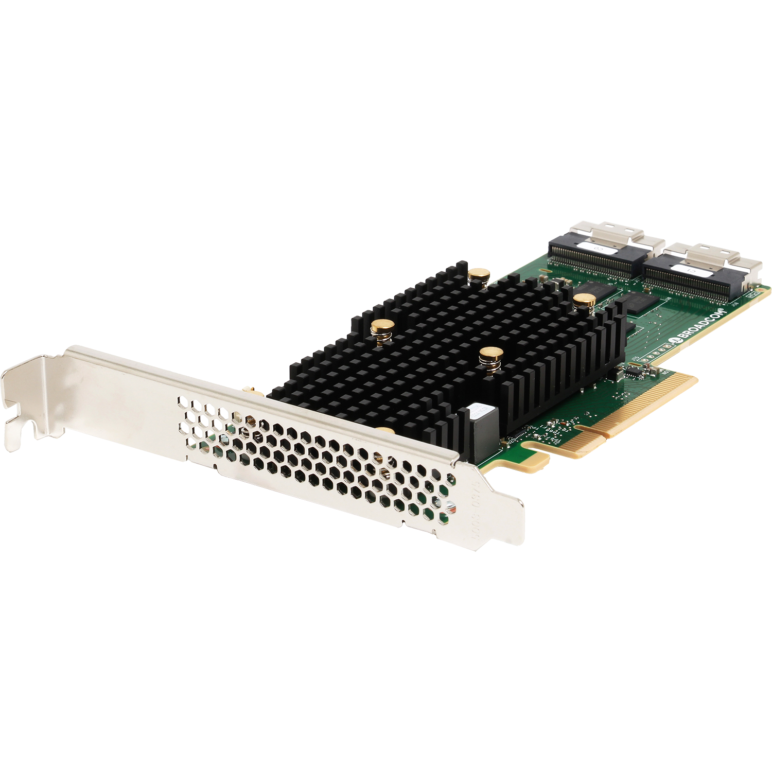 Контроллер Broadcom RAID Controller 9660-16i, PCIe 4.0 x8 LP, Tri-Mode SAS/SATA/NVMe, RAID 0,1,5,6,10,50,60, 16port(2x8 SFF-8654), 4GB Cache, SAS4116, RTL Broadcom_LSI арт. 05-50107-00