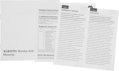 21.45" Монитор Xiaomi Monitor A22i, 1920x1080, VA, 75Гц, 1хHDMI, черный [ela5230eu]