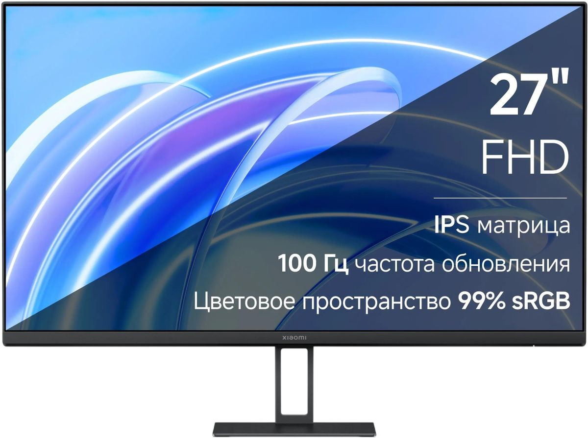 Xiaomi 27" A27i EU {IPS 1920x1080 100Hz 6ms 178/178 99%sRGB 250cd HDR10 HDMI2.0 DisplayProt1.4 VESA} [ELA5345EU]