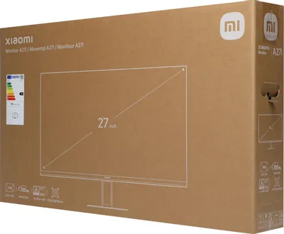 Xiaomi 27" A27i EU {IPS 1920x1080 100Hz 6ms 178/178 99%sRGB 250cd HDR10 HDMI2.0 DisplayProt1.4 VESA} [ELA5345EU]