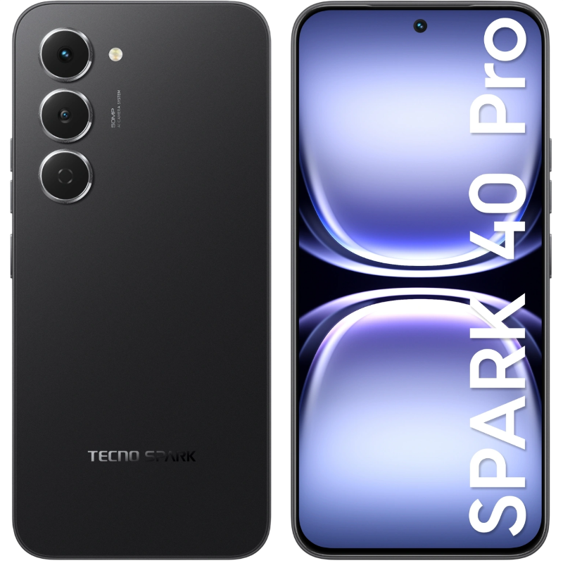 Tecno Spark 40 Pro (KM6 256+8 INK BLACK)