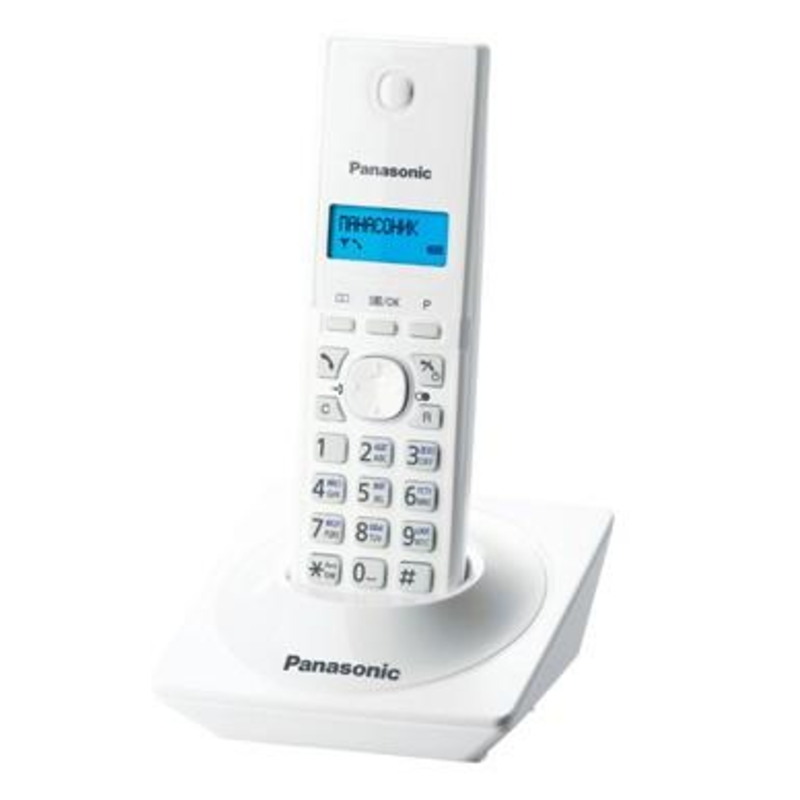 Panasonic KX-TG1711RUW (белый) {АОН, Caller ID,12 мелодий звонка,подсветка дисплея,поиск трубки}