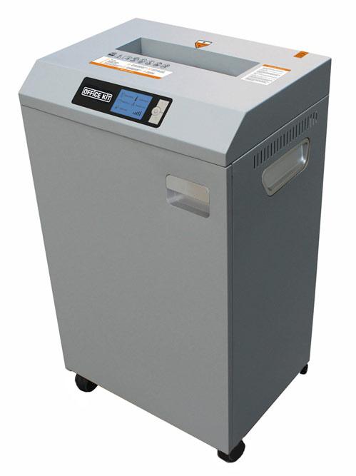 Шредер Office Kit S850 3.9х25 (секр.P-4) фрагменты 28лист. 85лтр. скрепки скобы пл.карты CD арт. OK3925S850