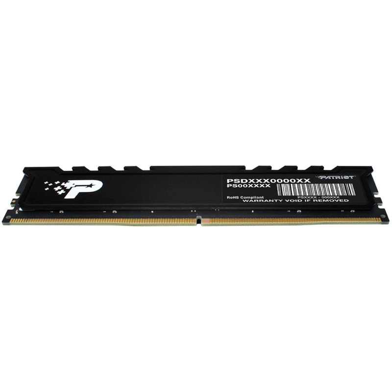 Patriot DDR5 DIMM 16GB 5600MHz PSP516G560081H1 Signature Premium RTL PC5-44800 CL46 288-pin 1.1В single rank с радиатором Ret