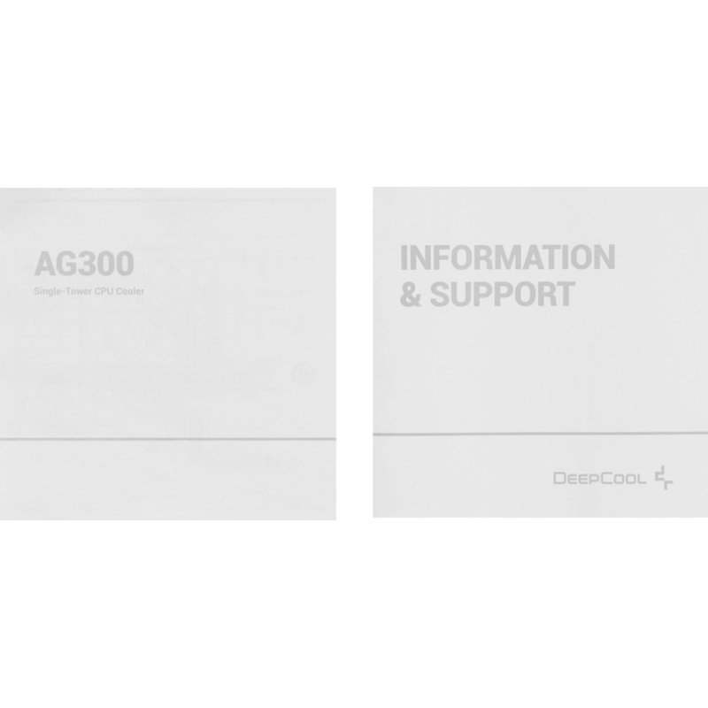 Cooler Deepcool AG300 LGA1700/1200/115X/AM5/AM4 арт. R-AG300-BKNNMN-G