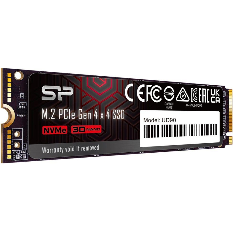 Silicon Power SSD UD90 SP01KGBP44UD9005 1ТБ, M.2 2280, PCIe 4.0 x4, NVMe, M.2