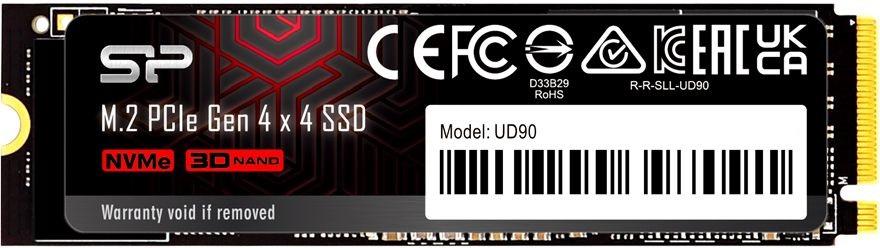 Silicon Power SSD UD90 SP01KGBP44UD9005 1ТБ, M.2 2280, PCIe 4.0 x4, NVMe, M.2