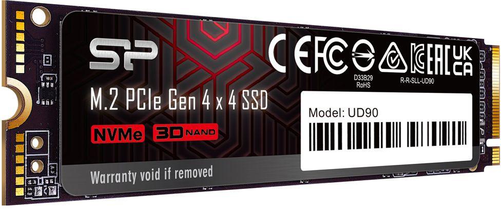 Silicon Power SSD UD90 SP01KGBP44UD9005 1ТБ, M.2 2280, PCIe 4.0 x4, NVMe, M.2