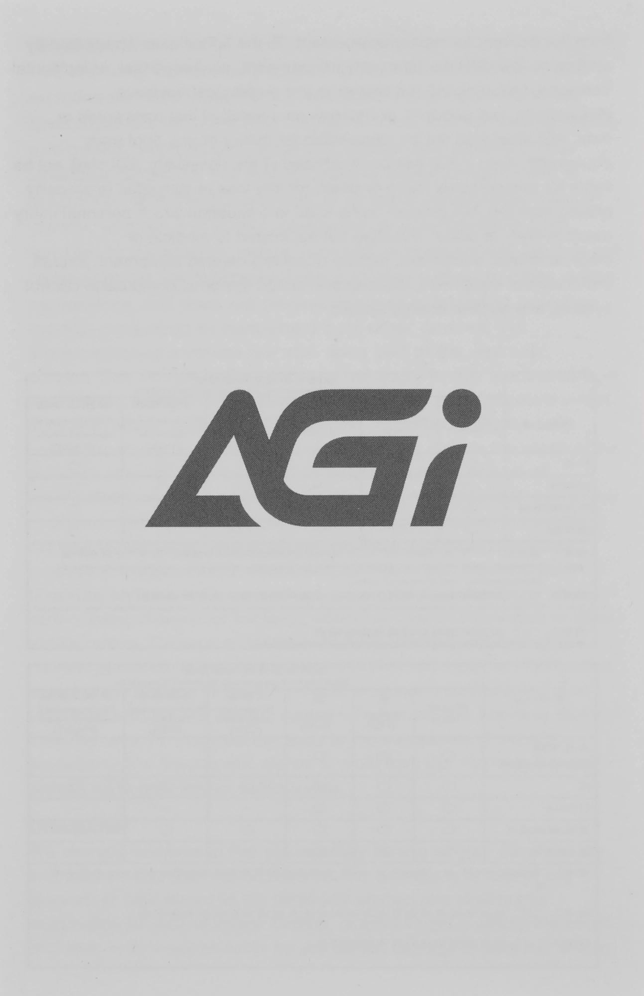 AGI TECHNOLOGY CO., LTD AGI1K0GIMAI238