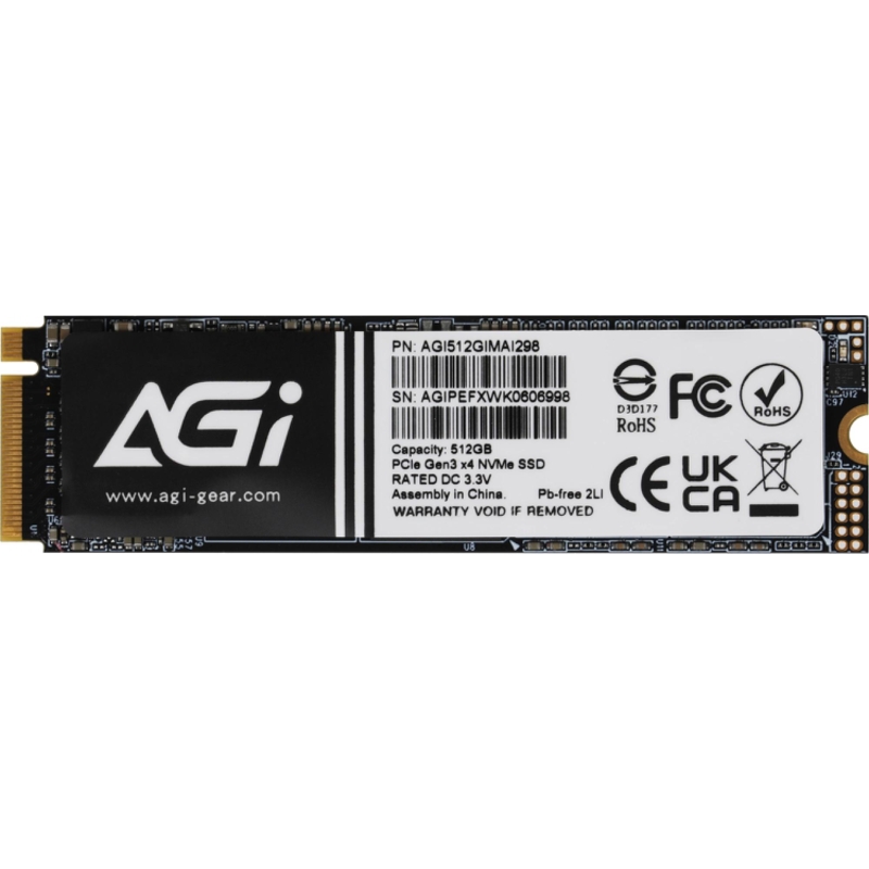 AGI TECHNOLOGY CO., LTD AGI512GIMAI298
