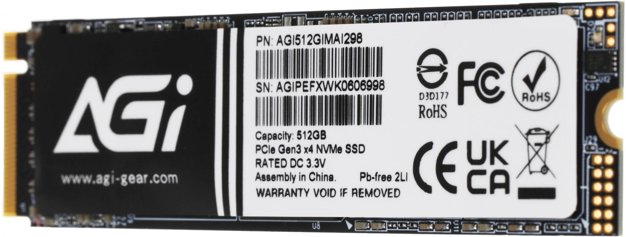 AGI TECHNOLOGY CO., LTD AGI512GIMAI298