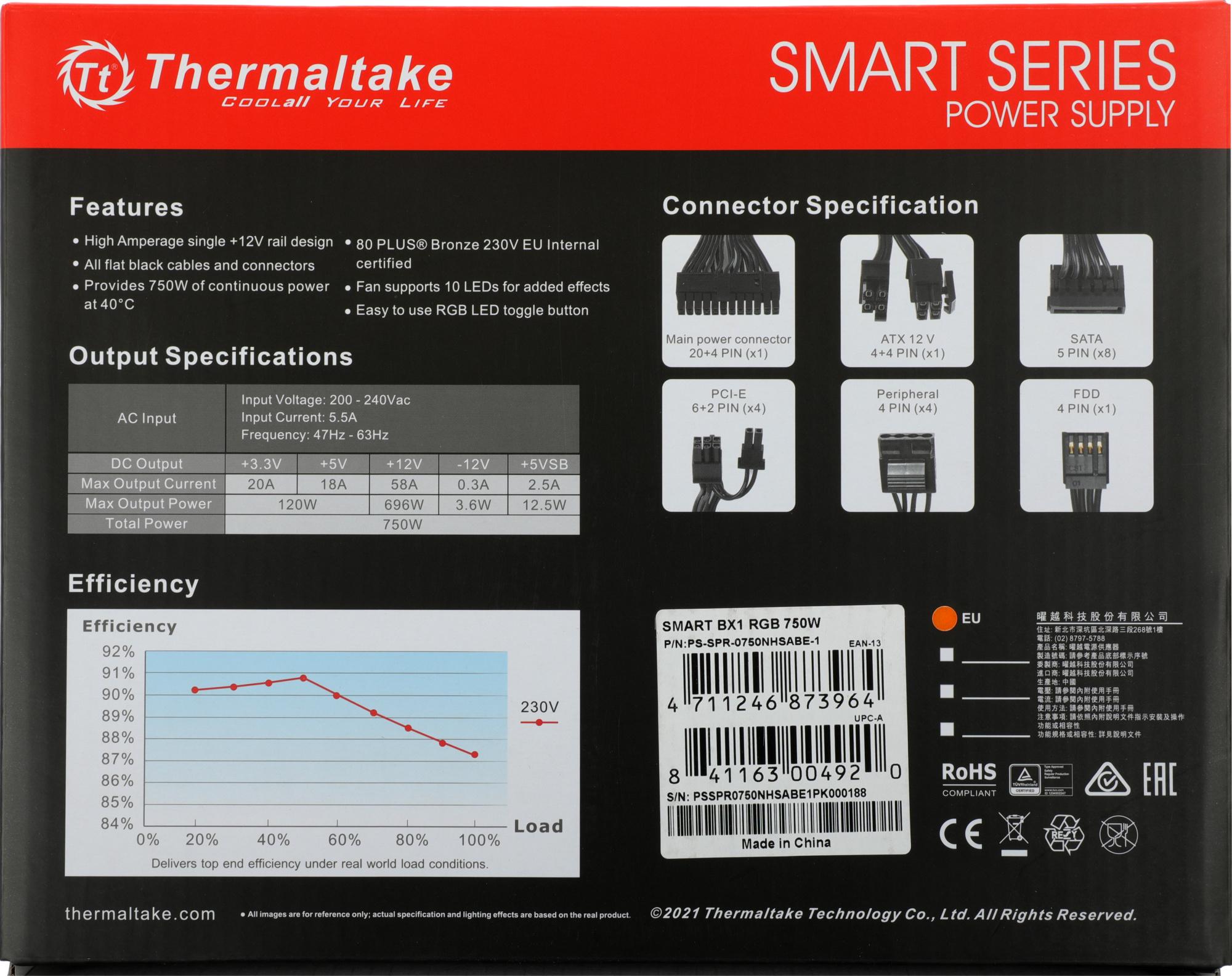 Thermaltake PS-SPR-0750NHSABE-1