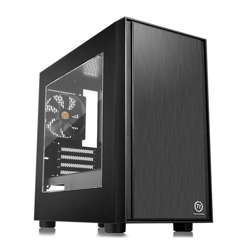 Case Tt Versa H17 черный без БП mATX 2xUSB2.0 1xUSB3.0 audio bott PSU" [CA-1J1-00S1WN-00]