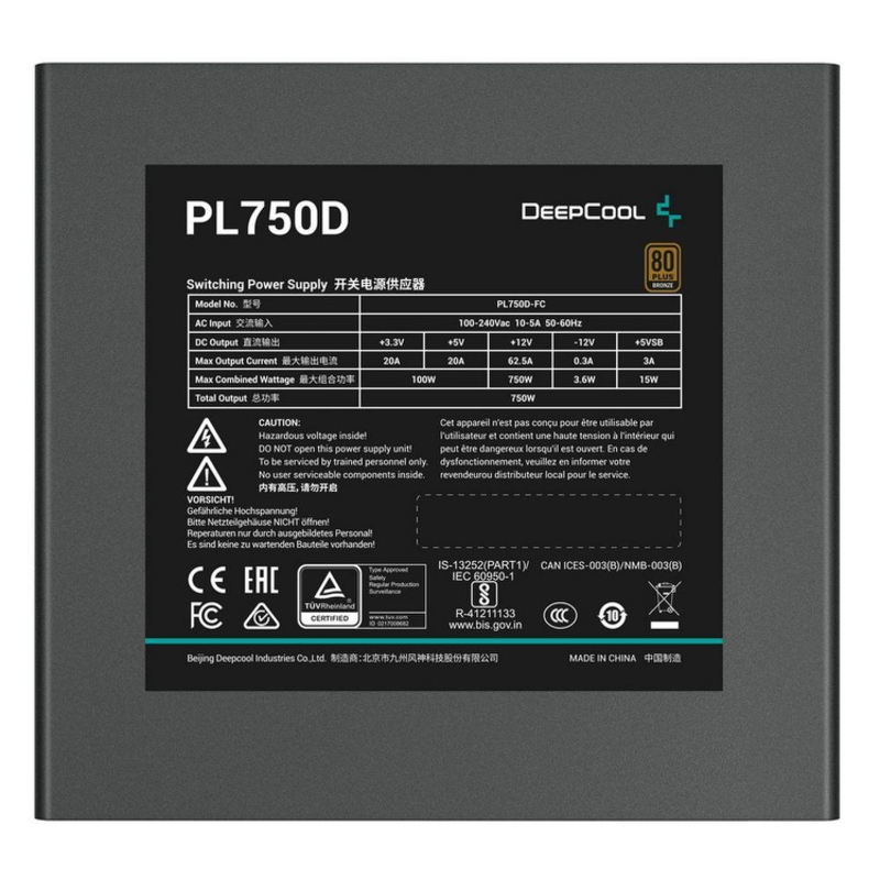 Deepcool R-PL750D-FC0B-WDEU-V2