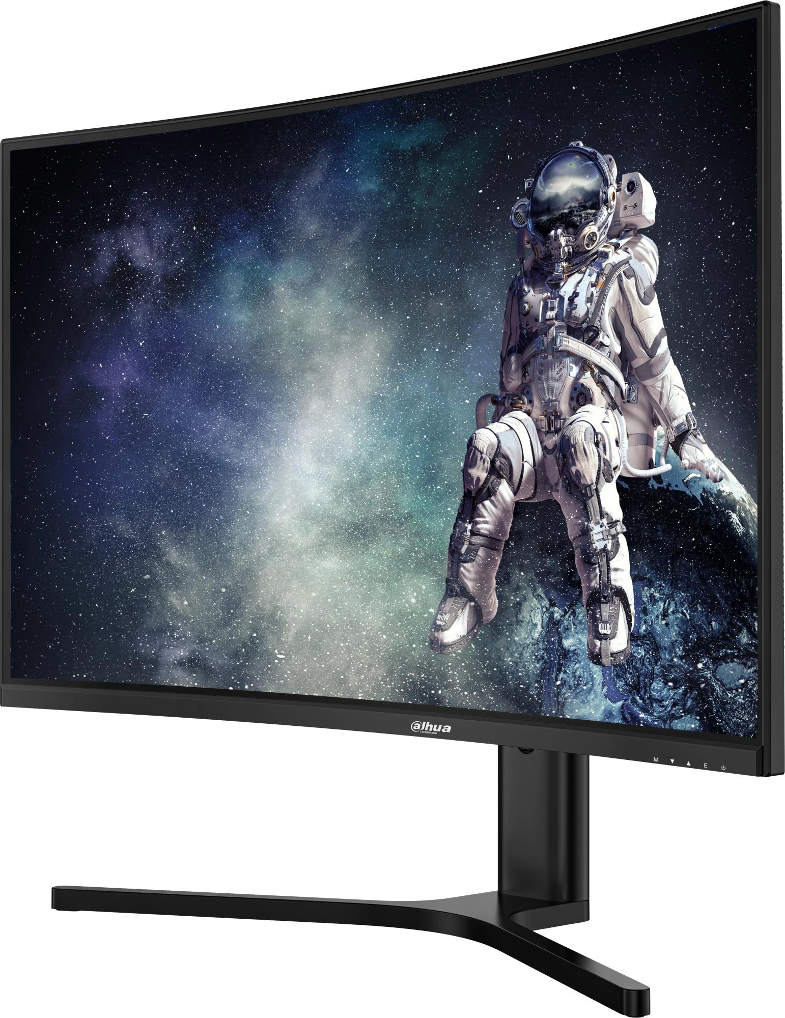 Dahua DHI-LM32-E330CA 32"(16:9) изогнутый QHD монитор VA LED 2560?1440 300 кд/м2 3000:1 178°/178 1 мс 180Гц 1500R, VESA: 100?100 HDMI?2, DP?2 Аудио выход?1 Регулировка по высоте