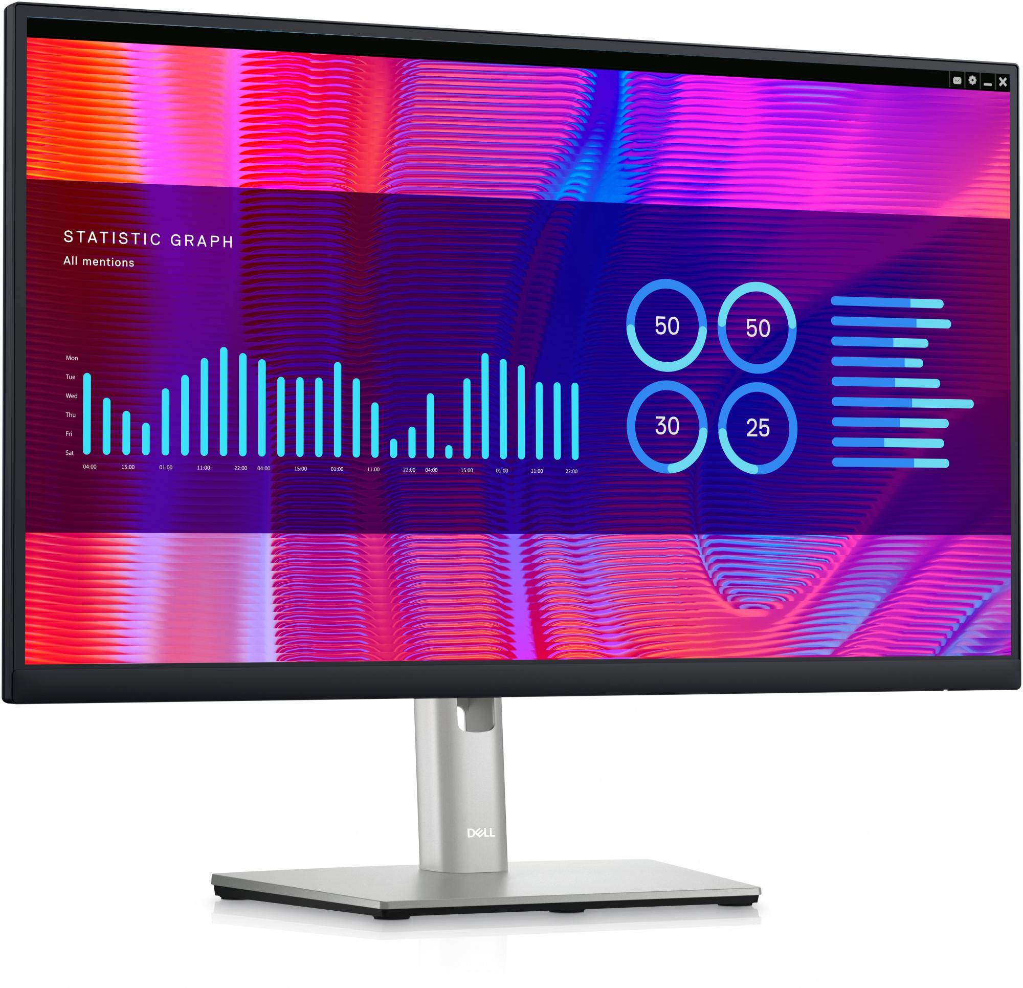 Монитор Dell 23.8" P2423DE черный IPS LED 5ms 16:9 HDMI матовая HAS Piv 1000:1 300cd 178гр/178гр 2560x1440 60Hz DP USB 5.98кг
