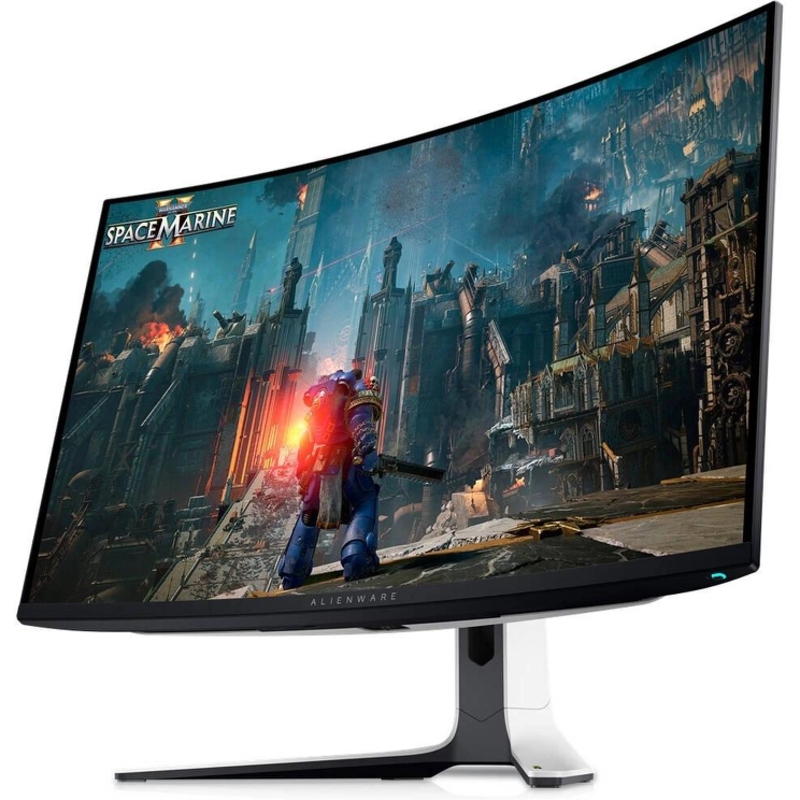 Монитор Dell 31.6" Alienware AW3225QF белый QD OLED LED 16:9 HDMI матовая HAS Piv 1000cd 178гр/178гр 3840x2160 240Hz G-Sync DP 4K USB 9.35кг