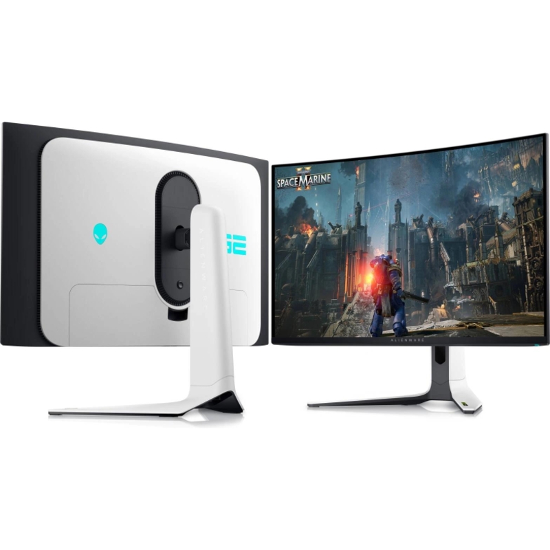 Монитор Dell 31.6" Alienware AW3225QF белый QD OLED LED 16:9 HDMI матовая HAS Piv 1000cd 178гр/178гр 3840x2160 240Hz G-Sync DP 4K USB 9.35кг